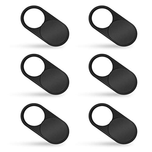 Black PC Protect Your Privacy Camera Privacy Covers Metal Web Camera Cover Compatible with Laptop 5-Pack iPad Pro iMac MacBook Pro